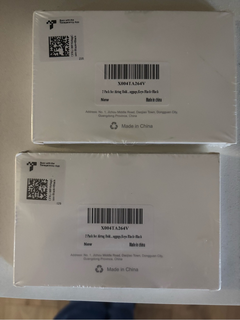White Sealed Electronics Accessory Pack (2 Pack)